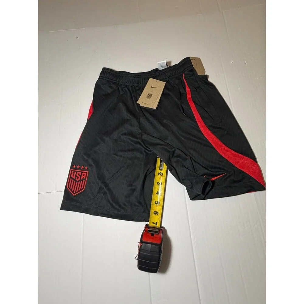 Nike USA Soccer Dri-FIT Academy Shorts Black Red Men’s Small NWT